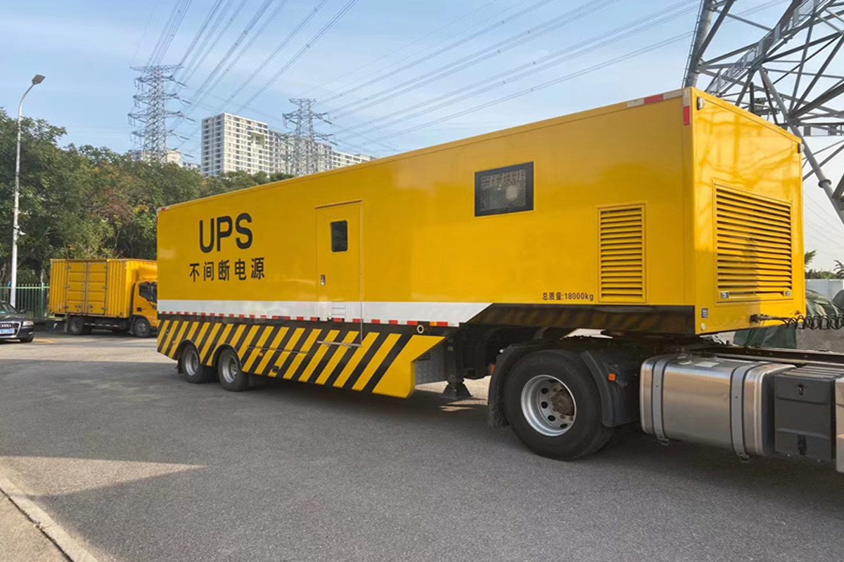 和布克赛尔发电机租赁施工现场